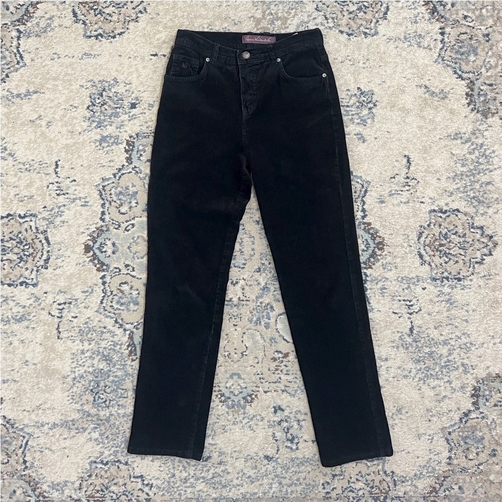 Navy Corduroy straight-leg Jeans—Gloria Vanderbilt
